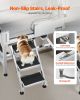 VEVOR 34 Inch Stainless Steel Dog Washing Station, Pet Grooming Tub with Hot & Cold Faucet, Showerhead, Home Wash Sink, Fits Small Cats and Dogs